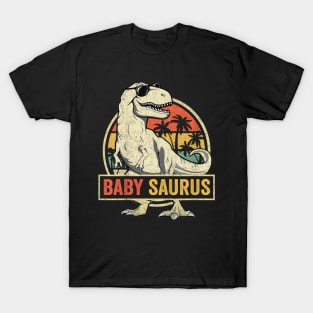 Kids Baby Saurus T Rex Dinosaur Family Matching Birthday Boy Kids T-Shirt